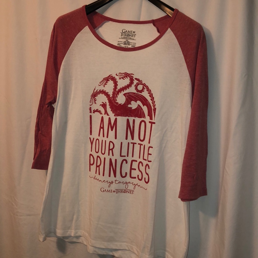 Game Thrones “not your little princess” tee XXL